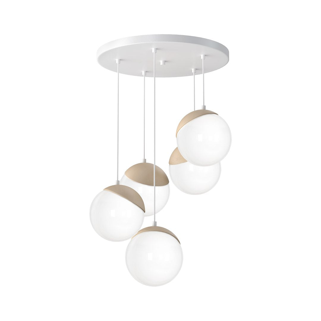 Pendelleuchte SFERA WOOD (5x E14) - Milagro