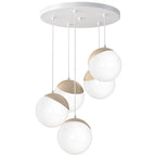 Pendelleuchte SFERA WOOD (5x E14) - Milagro