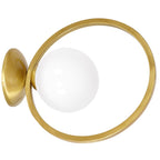 Wandleuchte VIENNA Messing & Glas (1x E14) - Milagro