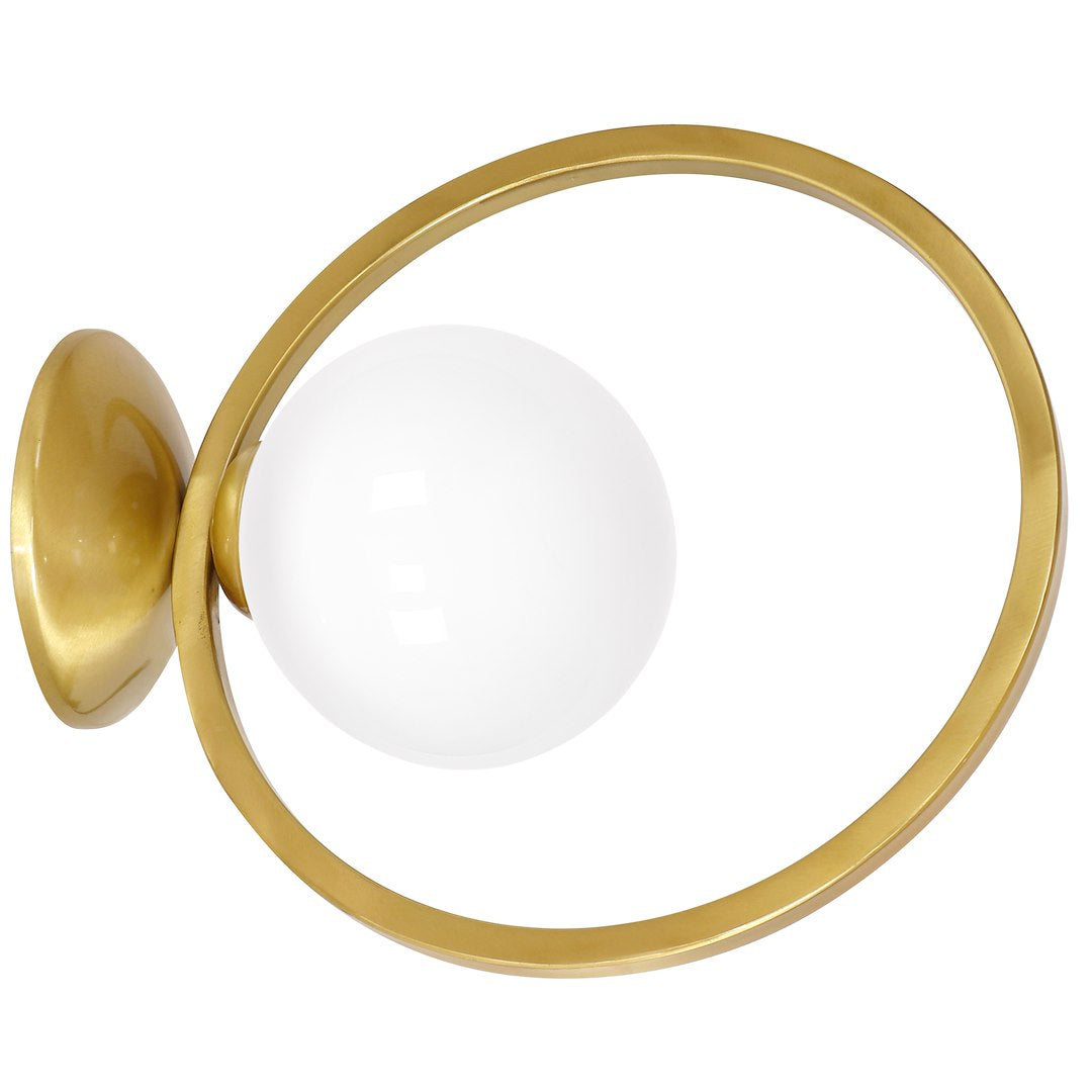 Wandleuchte VIENNA Messing & Glas (1x E14) - Milagro