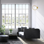 Wandleuchte VIENNA Messing & Glas (1x E14) - Milagro