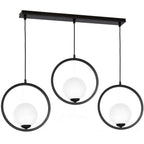Pendelleuchte BOSTON Schwarz (3x E14) - Milagro