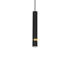 Pendelleuchte JOKER Schwarz & Gold (1x GU10) - Milagro