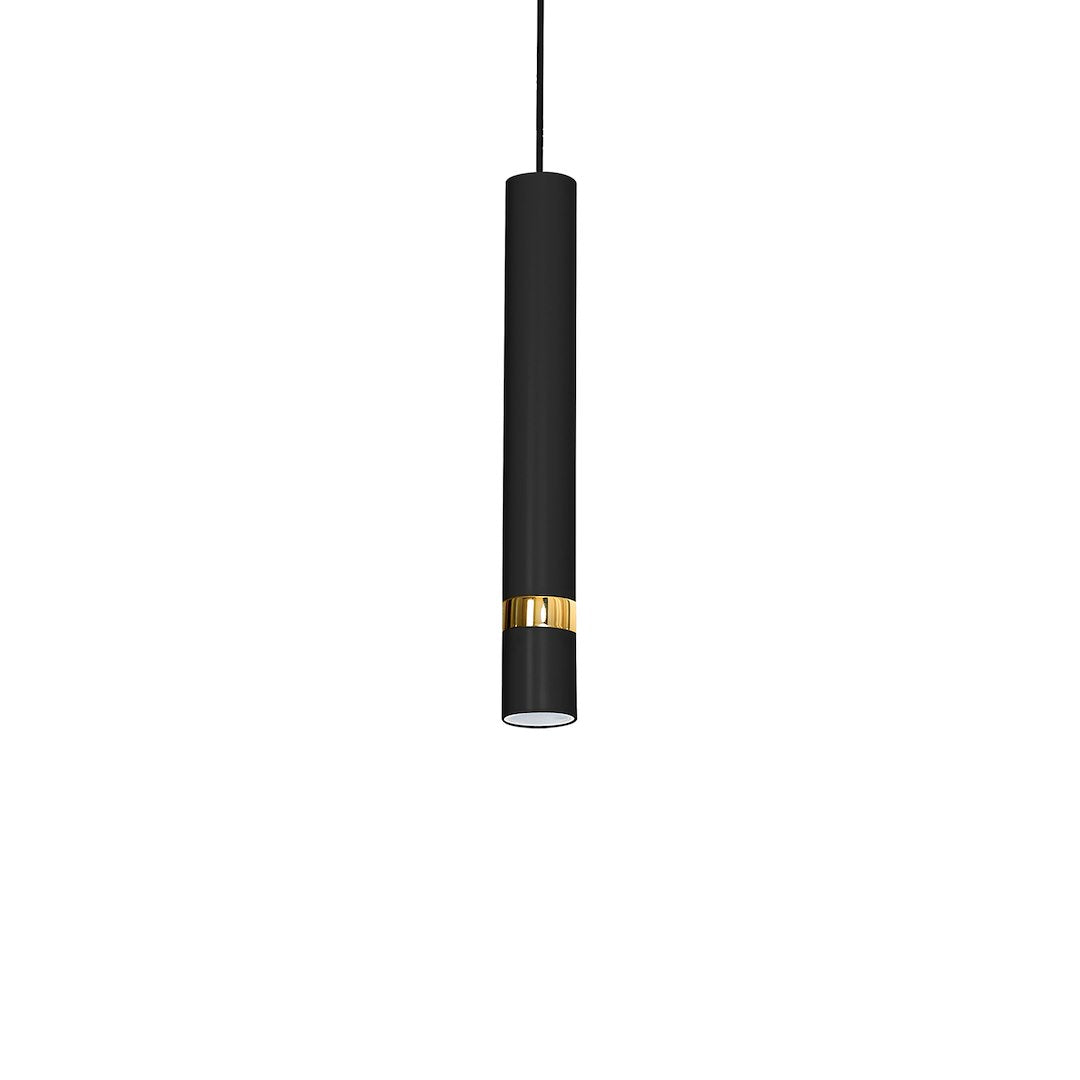 Pendelleuchte JOKER Schwarz & Gold (1x GU10) - Milagro