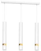 Pendelleuchte JOKER (3x GU10) Weiß & Gold - Milagro