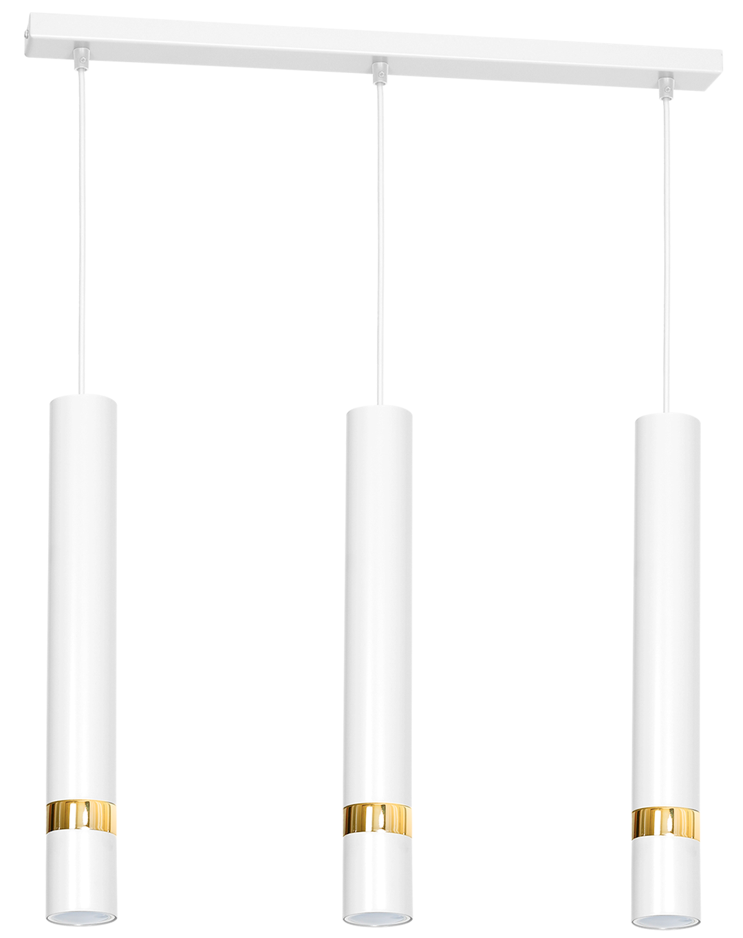 Pendelleuchte JOKER (3x GU10) Weiß & Gold - Milagro