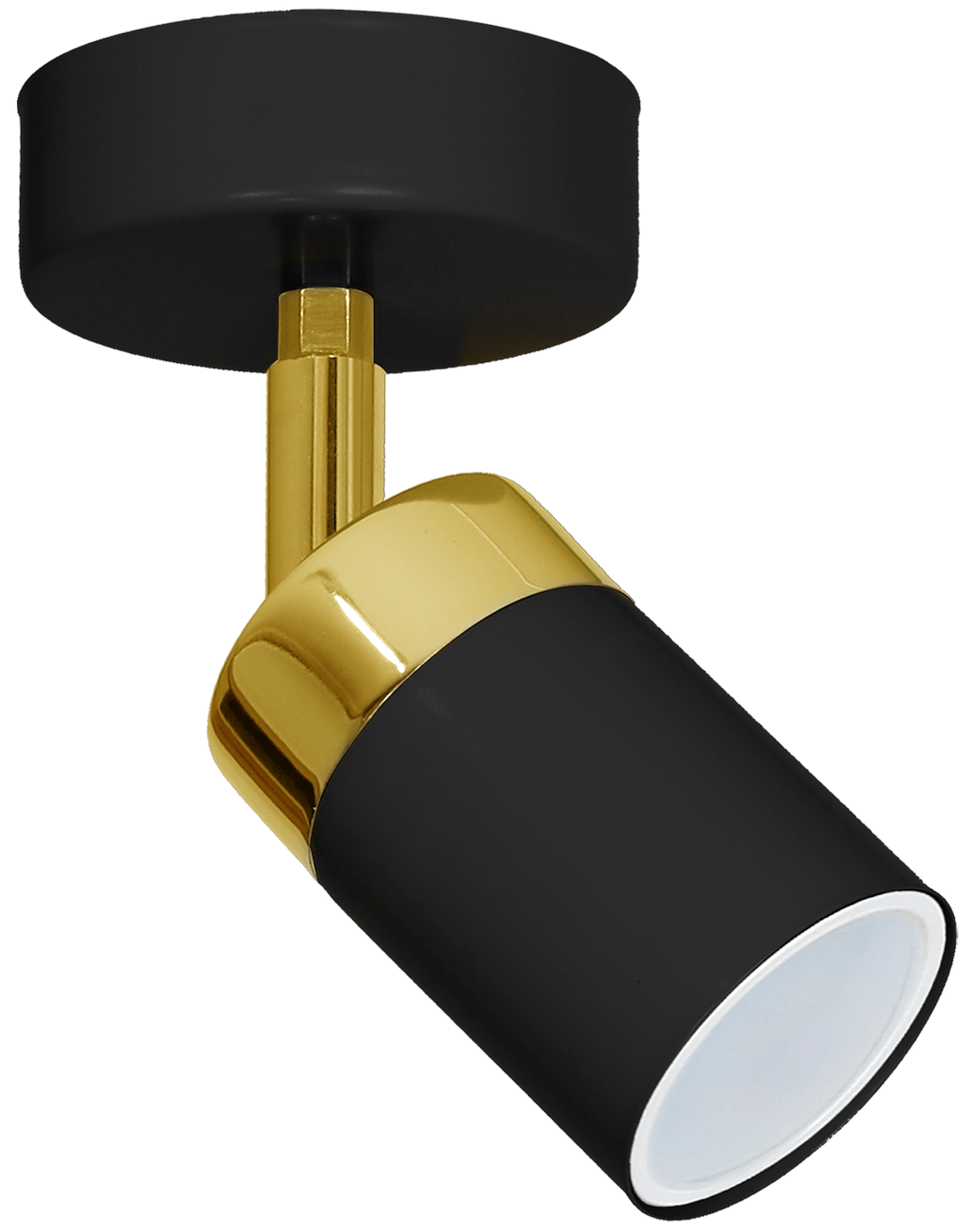 Wandleuchte JOKER Schwarz & Gold (1x GU10) - Milagro