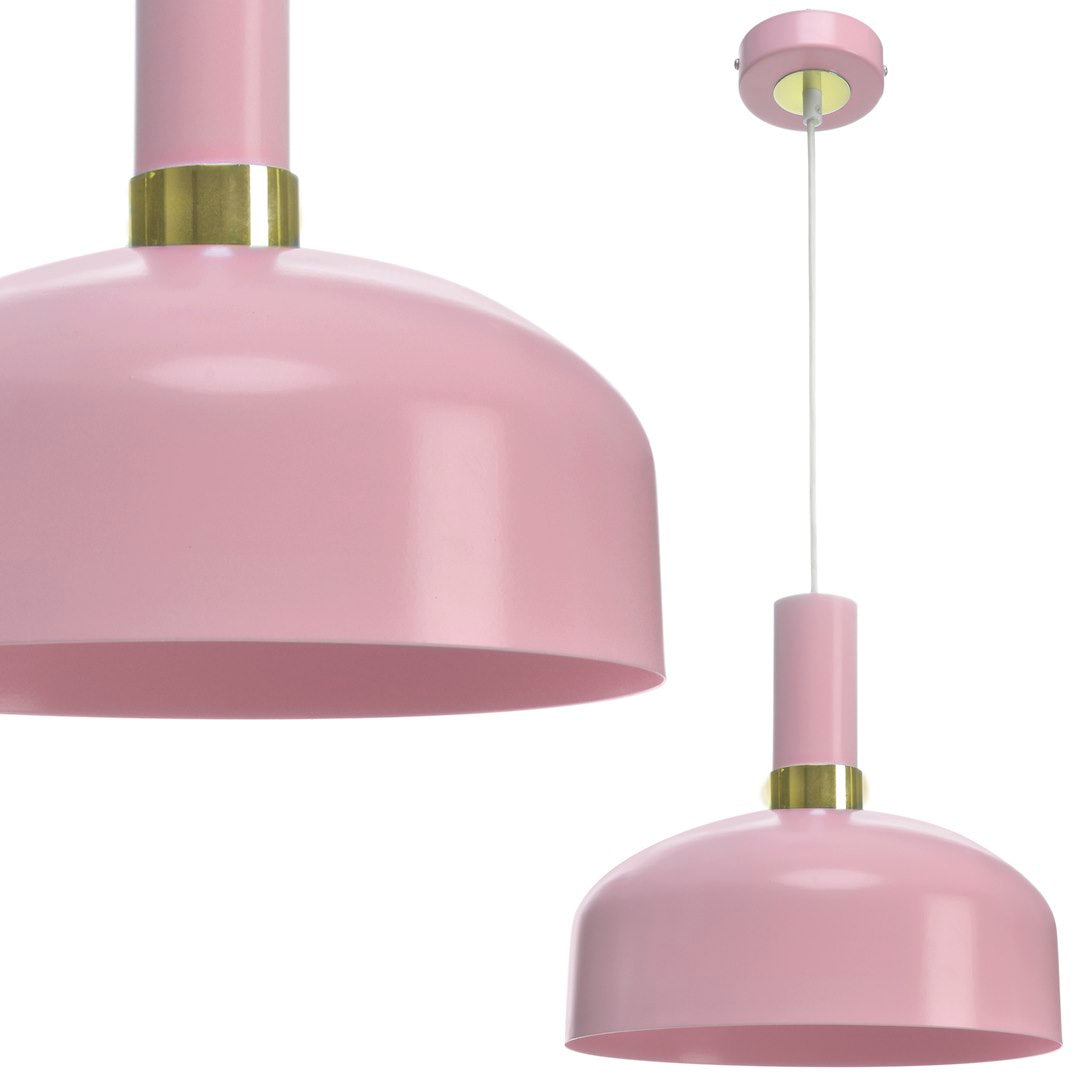 Pendelleuchte MALMO Pink / Rosa (1x E27) - Milagro
