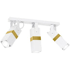 Deckenleuchte Spot Balken VIDAR (3x GU10) Weiß & Gold - Milagro