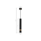 Pendelleuchte JOKER Schwarz & Holz (1x GU10) - Milagro