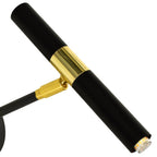 Wandleuchte MONZA Schwarz & Gold (1x G9) (8W) - Milagro