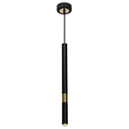 Pendelleuchte MONZA Schwarz & Gold (1x G9) - Milagro