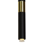 Pendelleuchte MONZA Schwarz & Gold (1x G9) - Milagro