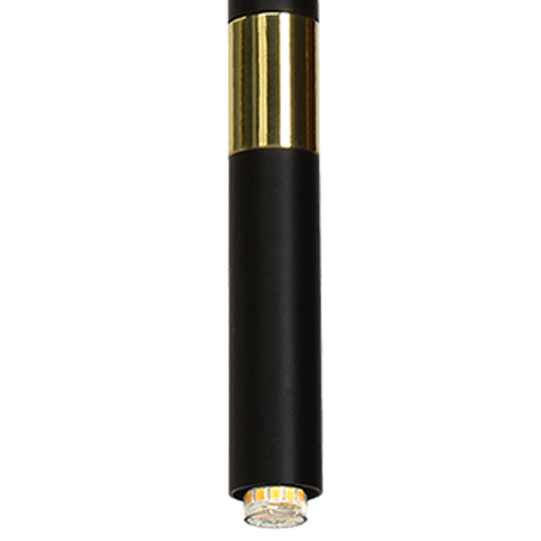 Pendelleuchte MONZA Schwarz & Gold (1x G9) - Milagro