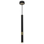 Pendelleuchte MONZA Schwarz & Gold (1x G9) - Milagro