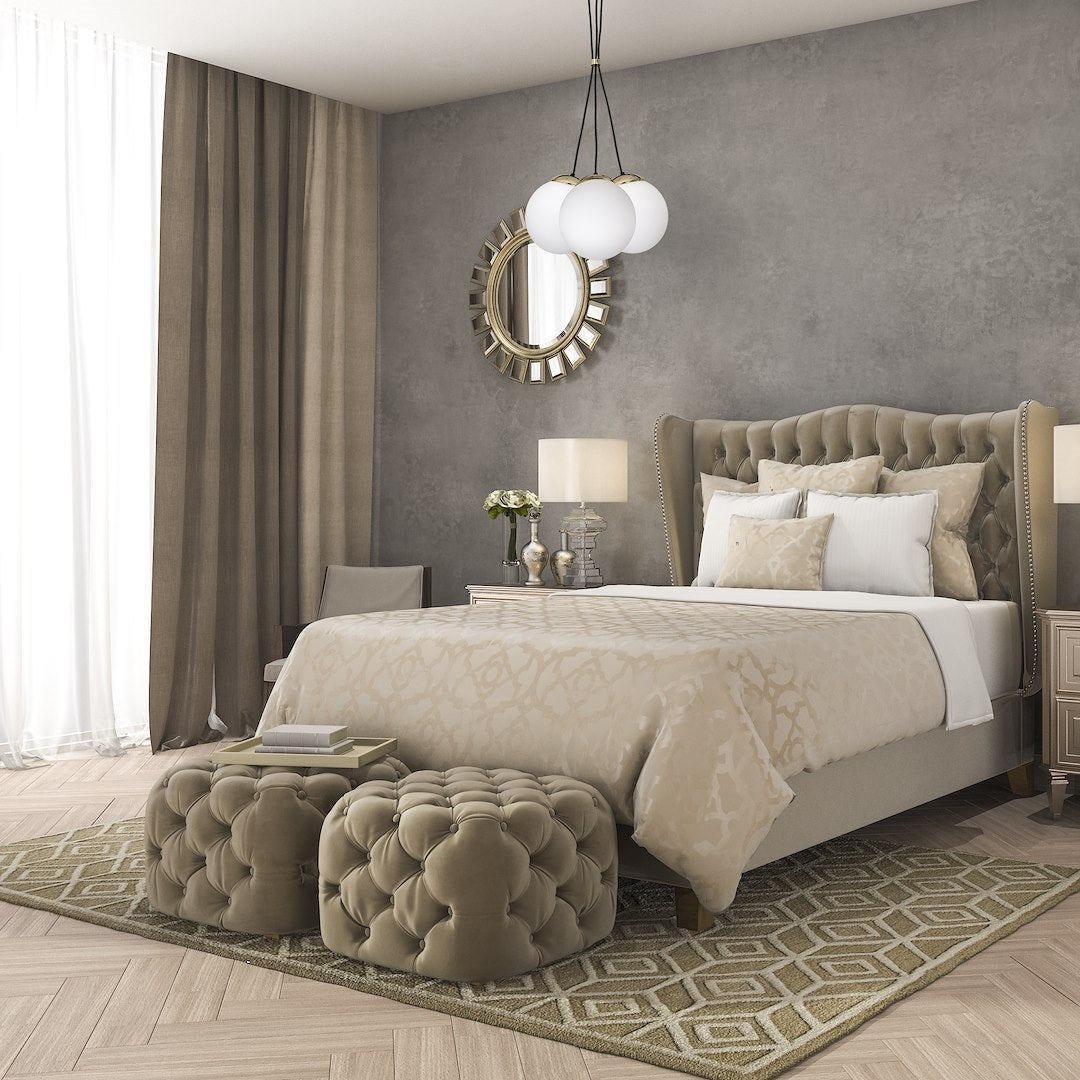 Pendelleuchte SPARTA Schwarz & Gold (3x E14) - Milagro