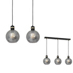 Pendelleuchte OMEGA Schwarz & Gold (3x E27) - Milagro