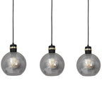 Pendelleuchte OMEGA Schwarz & Gold (3x E27) - Milagro
