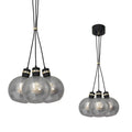 Pendelleuchte OMEGA Schwarz & Gold (3x E27) - Milagro