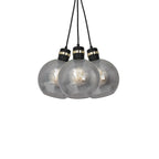 Pendelleuchte OMEGA Schwarz & Gold (3x E27) - Milagro