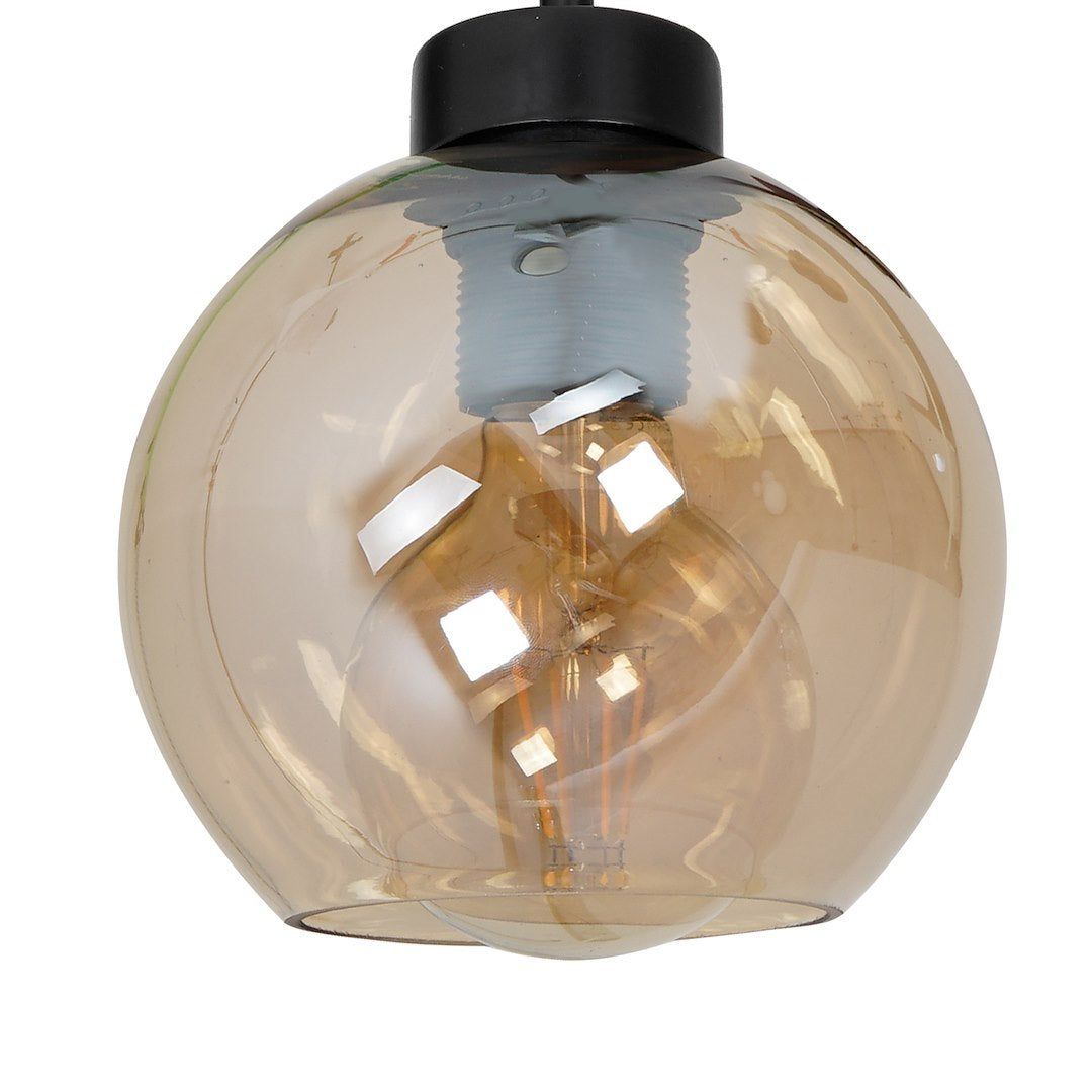 Wandleuchte SOFIA Amber (1x E27) - Milagro
