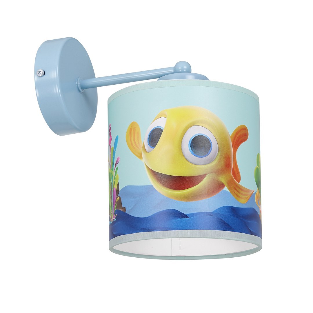 Kinder Wandleuchte RYBKA Mini Fisch (1x E27) - Milagro
