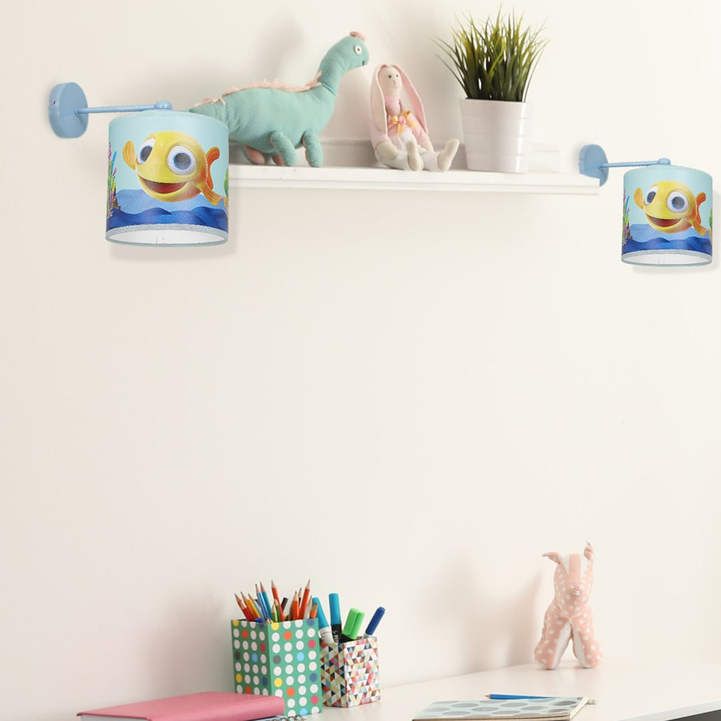 Kinder Wandleuchte RYBKA Mini Fisch (1x E27) - Milagro