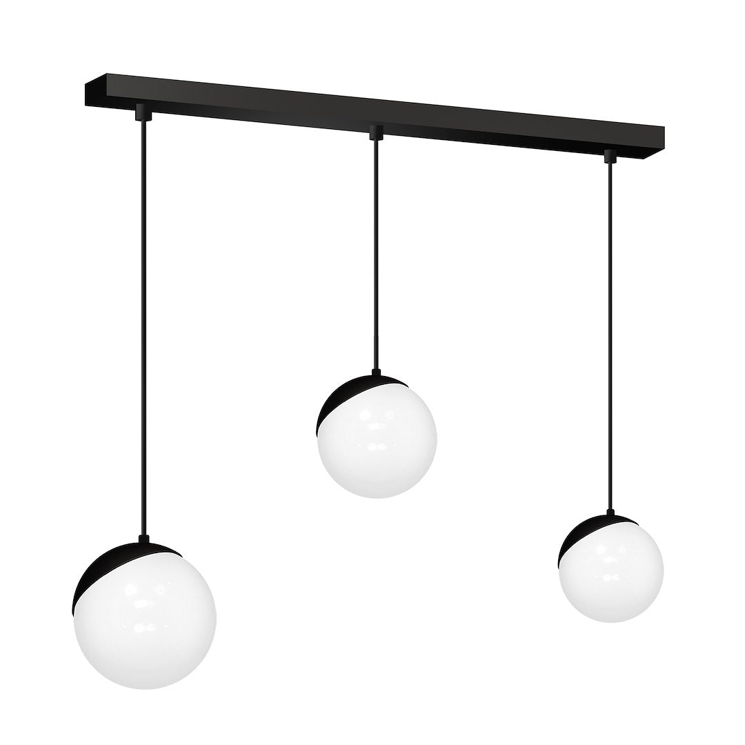 Pendelleuchte SFERA Schwarz (3x E14) - Milagro