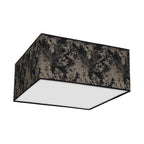 Deckenleuchte SATINO Gold (2x E27) Satin Eckig 40 cm - Milagro