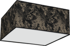 Deckenleuchte SATINO Gold (2x E27) Satin Eckig 40 cm - Milagro