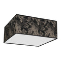 Deckenleuchte SATINO Gold (3x E27) Satin Eckig 50 cm - Milagro