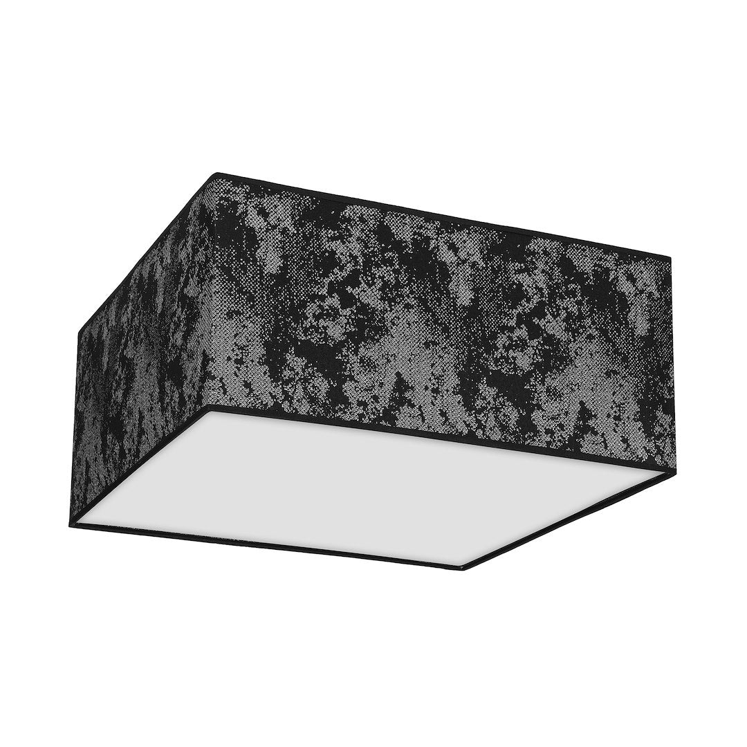 Deckenleuchte SATINO SILVER (2x E27) Satin Eckig 40 cm - Milagro