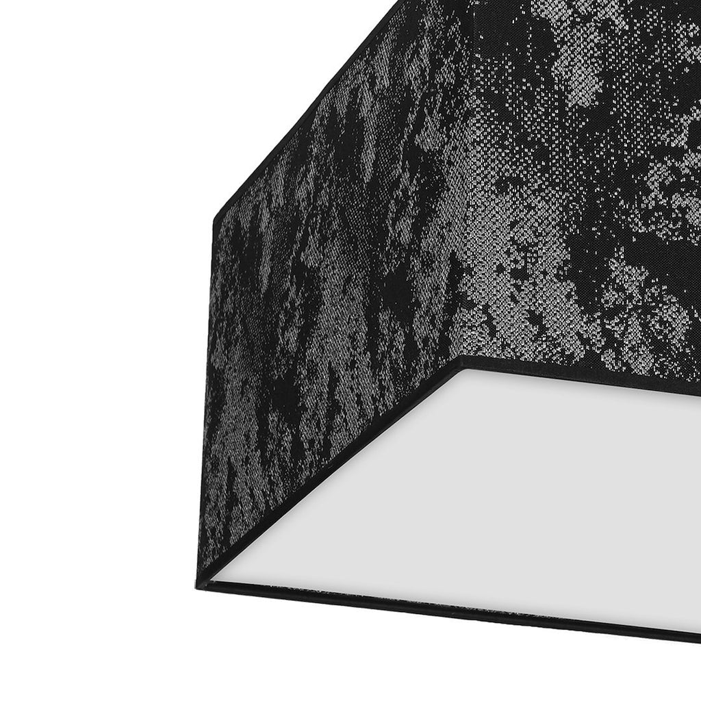 Deckenleuchte SATINO SILVER (2x E27) Satin Eckig 40 cm - Milagro