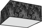 Deckenleuchte SATINO SILVER (2x E27) Satin Eckig 40 cm - Milagro