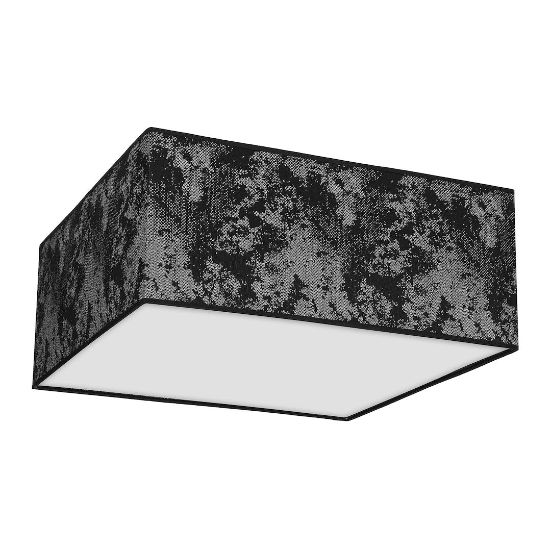 Deckenleuchte SATINO SILVER (3x E27) Satin Eckig 50 cm - Milagro