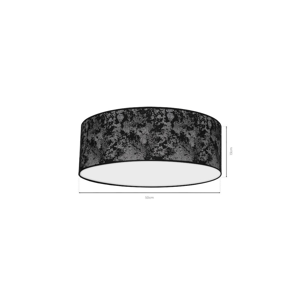 Deckenleuchte SATINO SILVER (3x E27) Satin Ø50 cm - Milagro