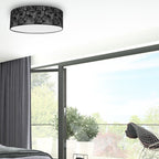 Deckenleuchte SATINO SILVER (3x E27) Satin Ø60 cm - Milagro