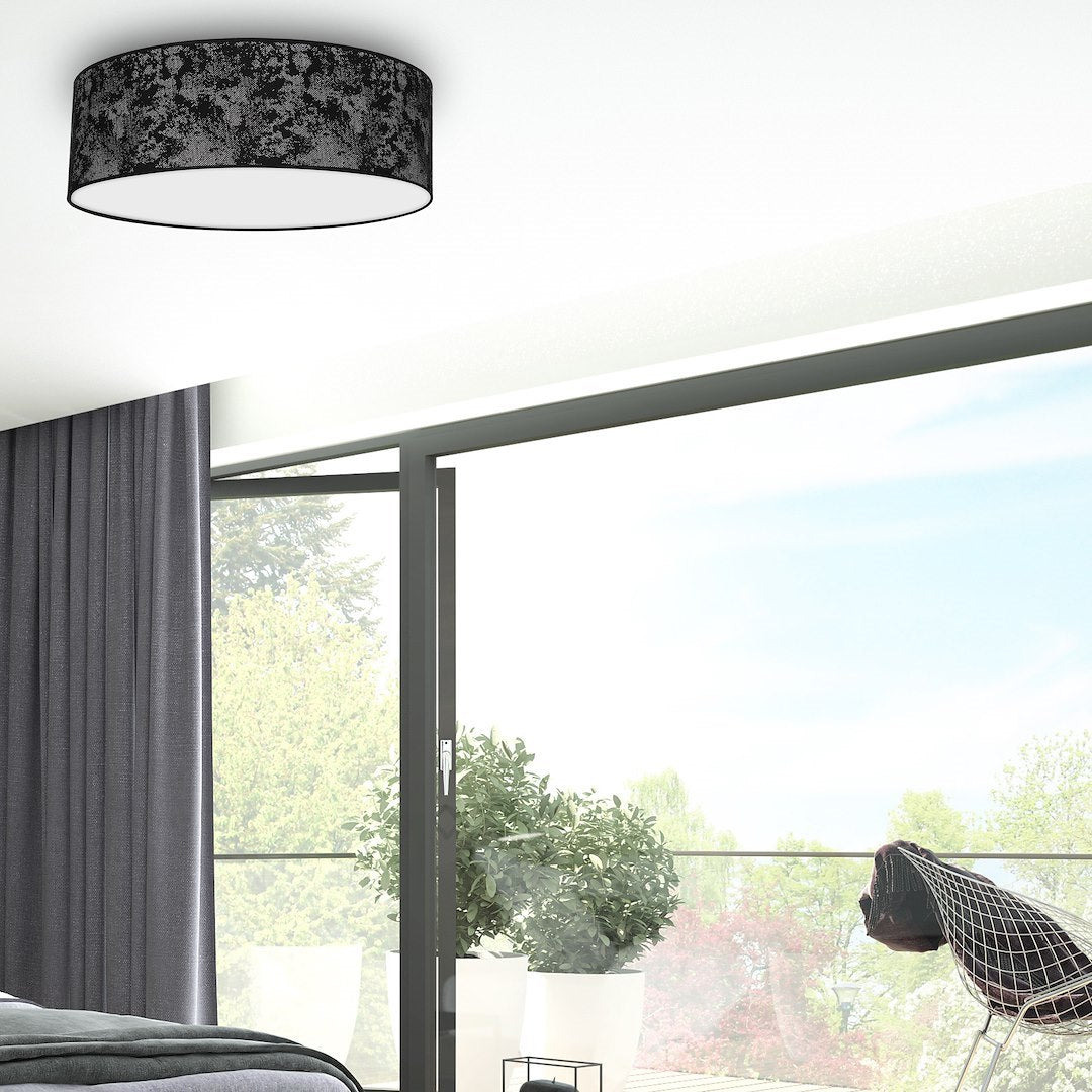 Deckenleuchte SATINO SILVER (3x E27) Satin Ø60 cm - Milagro