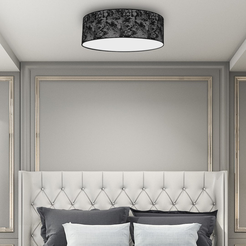 Deckenleuchte SATINO SILVER (3x E27) Satin Ø60 cm - Milagro