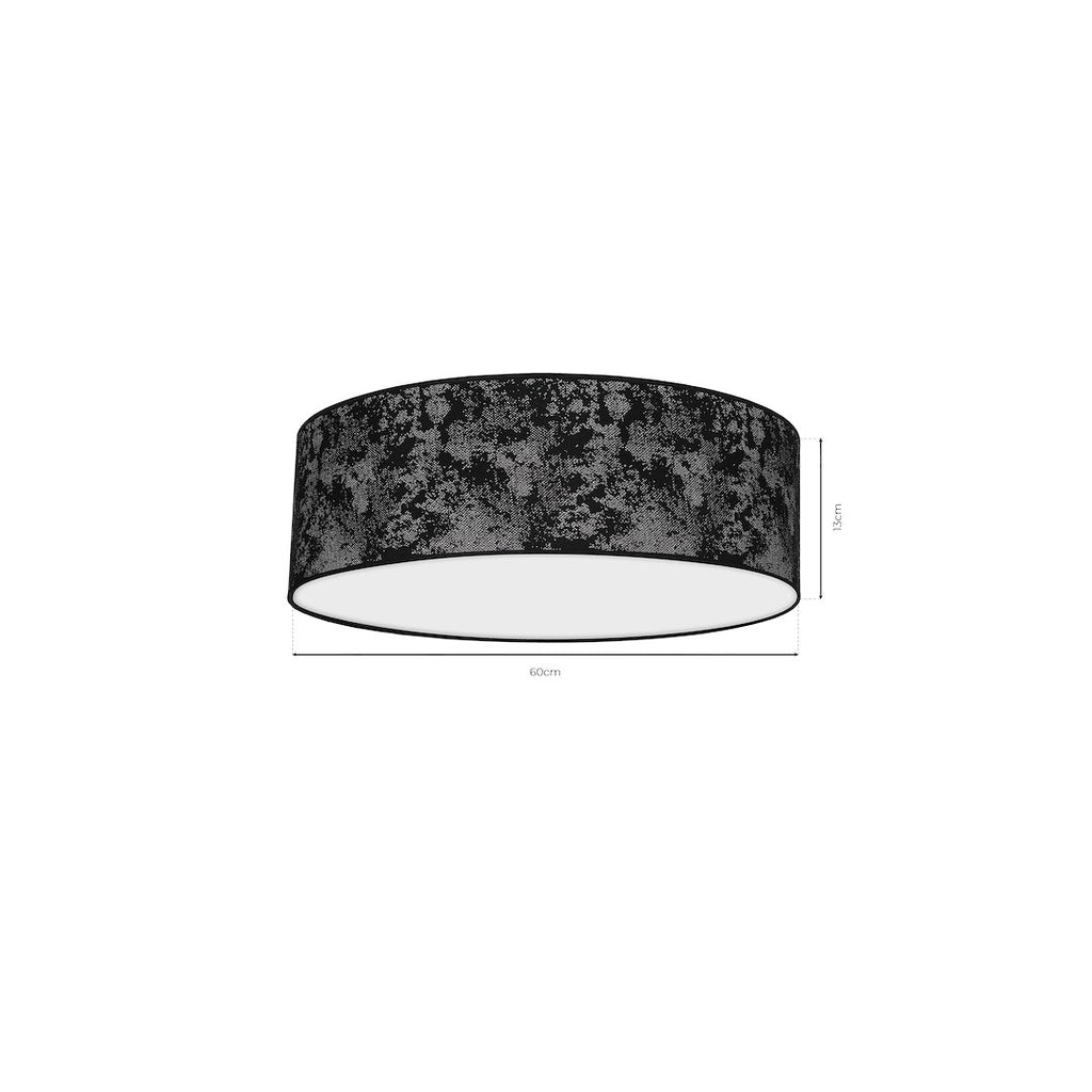 Deckenleuchte SATINO SILVER (3x E27) Satin Ø60 cm - Milagro