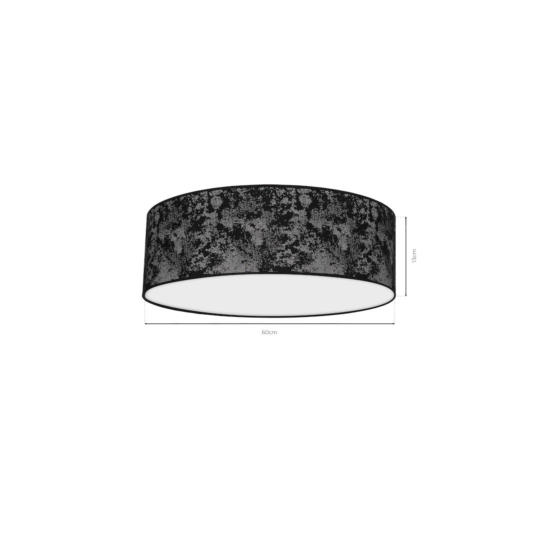 Deckenleuchte SATINO SILVER (3x E27) Satin Ø60 cm - Milagro