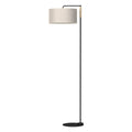 Stehleuchte ATLANTA (1x E27) Beige, Leinen Stoff - Milagro