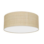 Deckenleuchte Marshall (2x E27) Ø40 cm Weiß & Rattan - Milagro