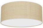 Deckenleuchte Marshall (2x E27) Ø40 cm Weiß & Rattan - Milagro
