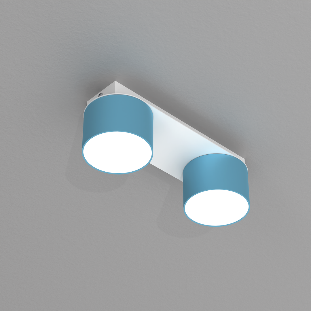 Deckenleuchte Spot DIXIE (2x GX53) Blau - Milagro