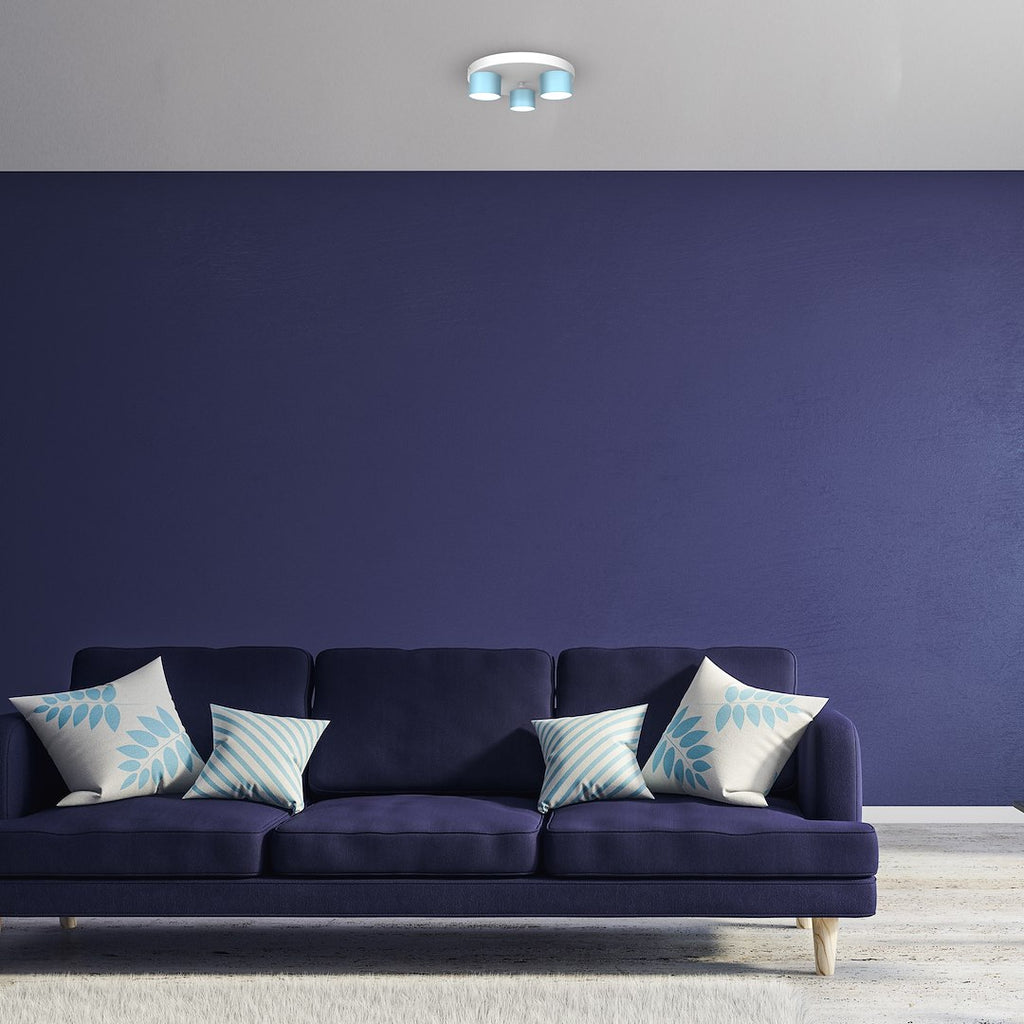 Deckenleuchte Spot DIXIE (3x GX53) Blau - Milagro