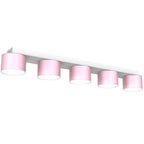 Deckenleuchte Spot DIXIE (5x GX53) Rosa - Milagro