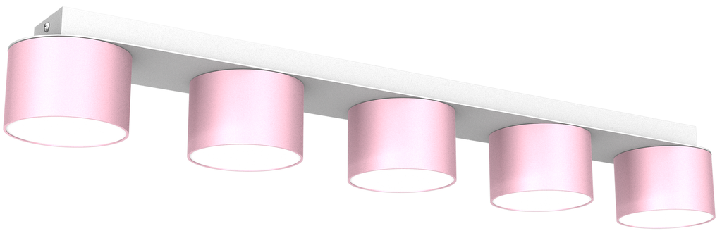 Deckenleuchte Spot DIXIE (5x GX53) Rosa - Milagro