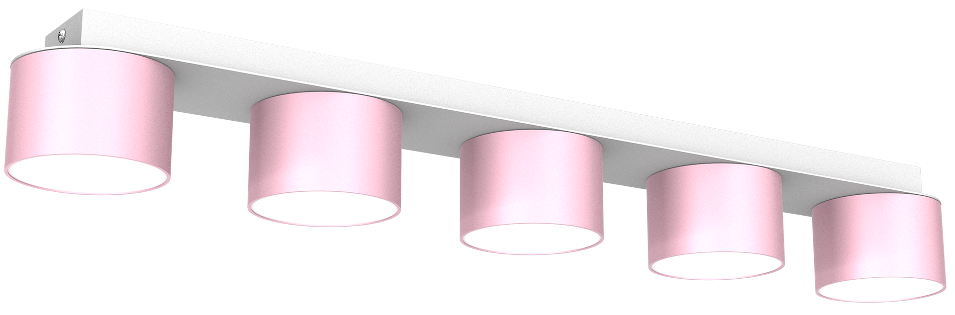 Deckenleuchte Spot DIXIE (5x GX53) Rosa - Milagro