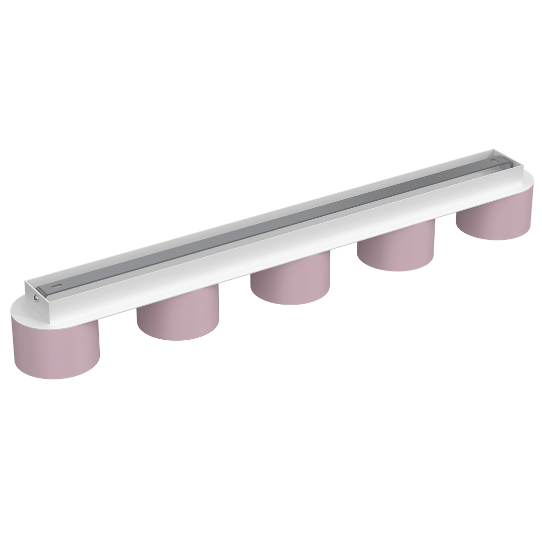 Deckenleuchte Spot DIXIE (5x GX53) Rosa - Milagro